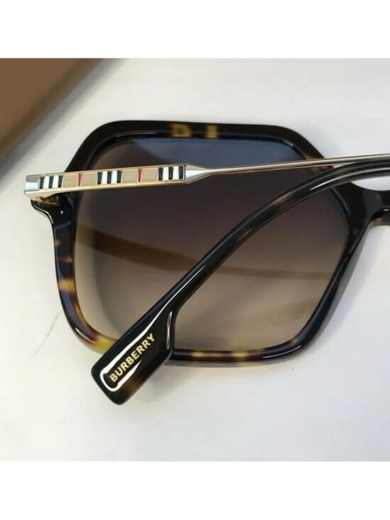 ? - New Authentic Burberry Brown Gradient Square Ladies Sunglasses BE4324 main image 13